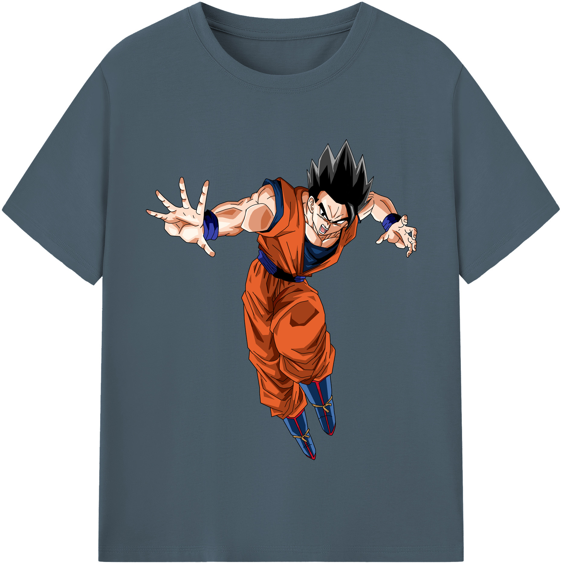 （画像用） ドラゴンボール 孫 悟飯（そんごはん）DRAGON BALL Son Gohan 綿100％半袖Tシャツ（フロントプリント）